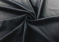 de Polyester Breiende Stof van 200GSM 85% Elastisch voor Badpak Zwarte Kleur