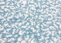 Van het de Stoffenfluweel van de cirkellijn Zachte Algemene de Polyestervacht Blauwe Witte 340GSM