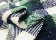 Comfortabele Algemene Materiële Groene de Plaid340gsm 100% Polyester van Sherpa