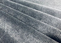 200GSM de Stof Ducth Van kationen van het polyesterfluweel voor Sofa Grey Twill Color