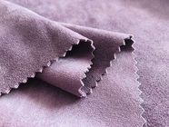 400GSM Materiaal van het elastische 92%-Polyester het Dubbele Suède voor Purple van de Kledingstaro