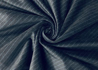 De gestreepte Druk van de de Polyesterhitte van de Fluweelstof Blauwe Zwarte 240GSM 100%