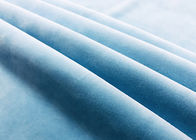 92% polyester Elastische Micro- Fluweelstof voor Huis Textielbaby Blauwe 340GSM