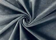 Zachte 100 Polyester van de Micro- Fluweelpercenten Stof 240GSM voor Huis Textielgrijs
