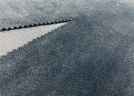 Zachte 100 Polyester van de Micro- Fluweelpercenten Stof 240GSM voor Huis Textielgrijs