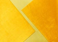 210GSM pluchestuk speelgoed Stof/100%-de Stoffen Gouden Gele Kleur van de Polyesterpluche