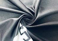140GSM elastische de Gedrukte Stof van 92% Polyester voor de Zwarte Fabriek van Sportenbeenkappen