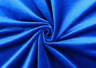 200GSM de zachte 100%-Stof van het Polyesterfluweel voor Kleur van Huis de Textielkoningsblauwen