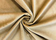 240GSM de zachte Materiële 100% Polyester van het Olijf Gele Fluweel voor Huistextiel