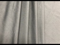 Leer effect 100% polyester felt stof grijs voor stoffering projecten kussens