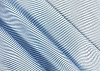 De het Overhemdsstof van de het werk130gsm 100% Polyester/de Toevallige Afwijking breide Stoffen Blauwe Strepen