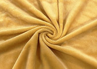 230GSM de zachte 100%-Stof van de Polyesterpluche voor Gele de Jasmijn van Speelgoedtoebehoren